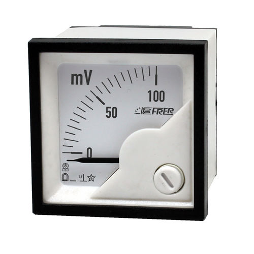 Millivoltmetro analogico - F48MMV - FRER - fisso / DC