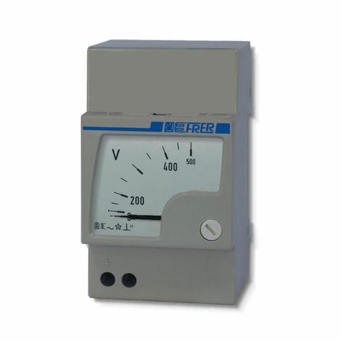Voltmetro analogico - F52EVX - FRER - su guida DIN / AC