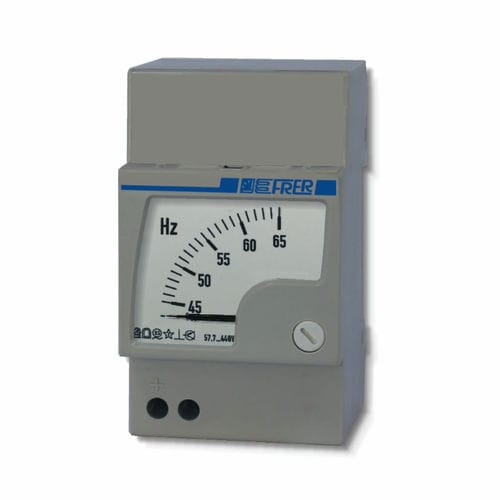 Frequenzimetro analogico - F52FPX - FRER - su guida DIN