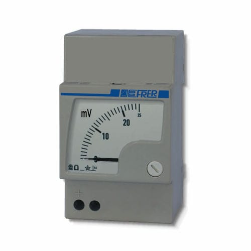 Millivoltmetro analogico - F52MMV - FRER - su guida DIN / DC