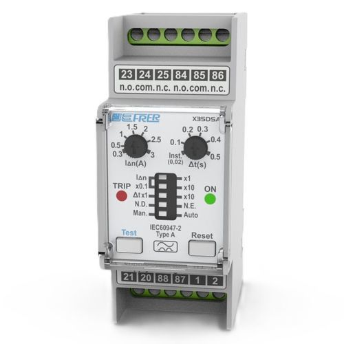 Relè di protezione con dispersione a terra - X35DSA - FRER - su guida DIN
