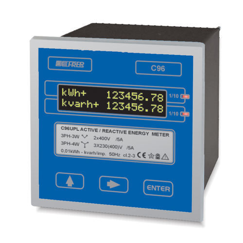Contatore di energia elettrica trifase - C96UNL - FRER - da montare su pannello / con display LCD / digitale