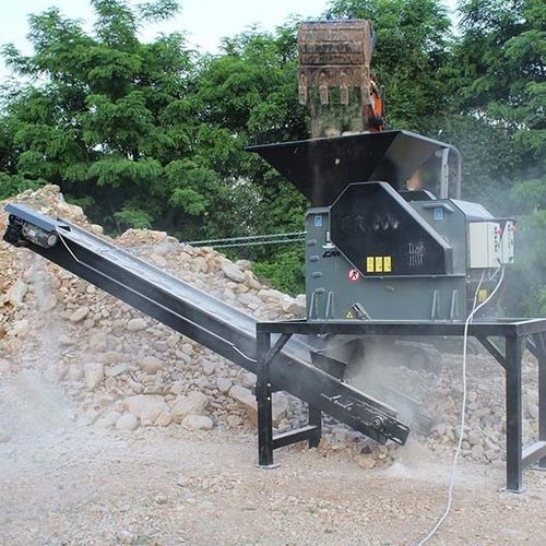 Frantoio a ganascia - CR 400 - CM Srl - mobile / compatto / per materie minerali