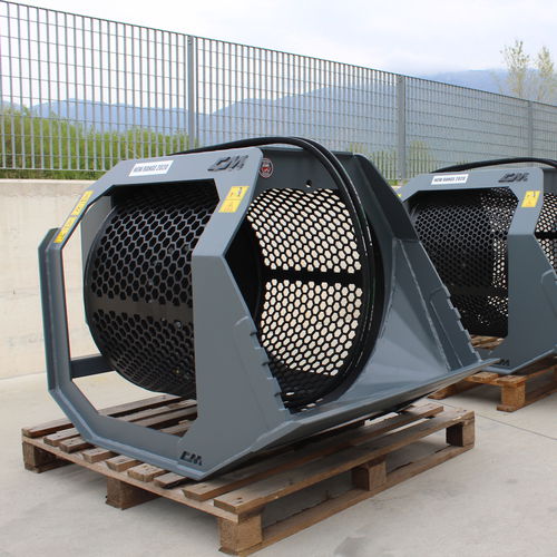 Benna vagliatrice - CBR 07 - CM Srl - per escavatori / per minipala / per minipala caricatrice