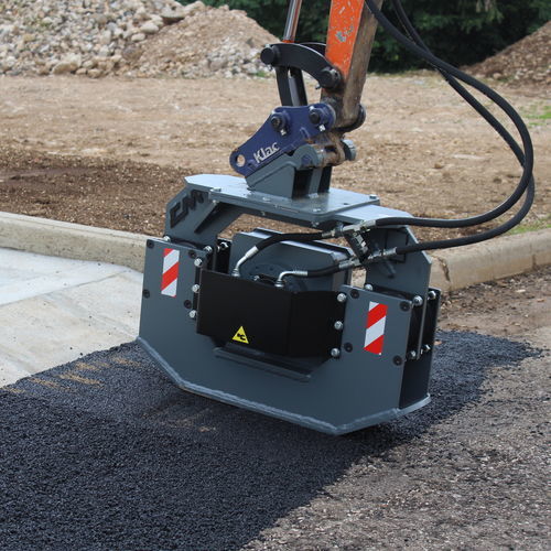 Piastra vibrante compattatrice - PV 20.40 - CM Srl - monodirezionale / per escavatore