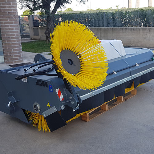 Benna spazzatrice - CBS 250 - CM Srl - per minipala / per terna / per carrello telescopico