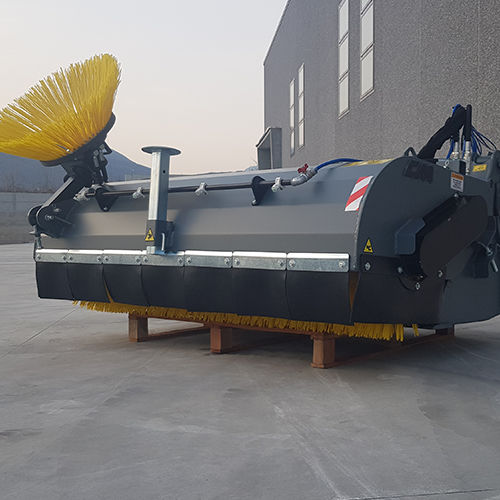 Benna spazzatrice raccoglitrice - CBS MK 150 - CM Srl - per minipala