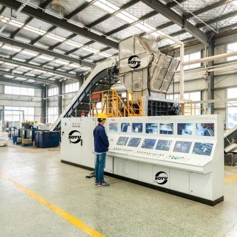 Unità di riciclaggio per materie plastiche - Changshu Shouyu Machinery Co.,Ltd - di metalli / per alluminio / di frigoriferi