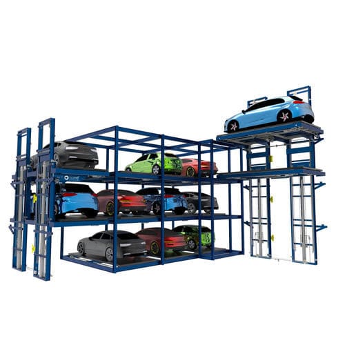 Piattaforma di parcheggio reclinabile - INCOMEF - 3 livelli