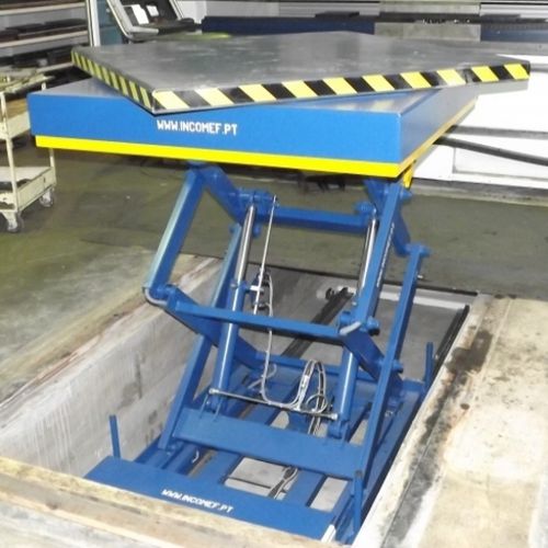 Tavola elevatrice con tavole rotanti - INCOMEF - a forbice / stazionaria / di carico