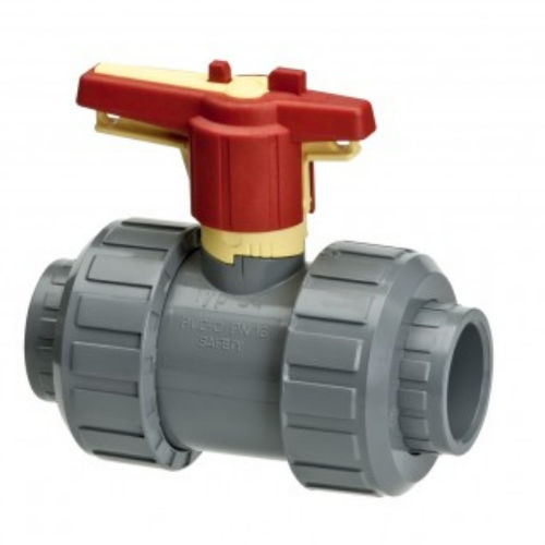 Valvola a sfera - 702530 series  - Van de Lande BV - a leva / resistente ai prodotti chimici / in PVC
