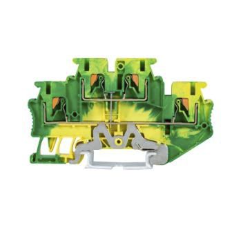Morsetto componibile su guida DIN - JPTTB4-PE - Shanghai Leipold Electric Co., Ltd. - push-in / di messa a terra / modulare