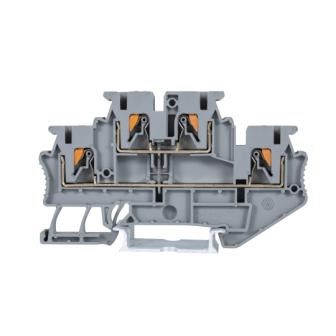 Morsetto componibile su guida DIN - JPTTB2.5-PV - Shanghai Leipold Electric Co., Ltd. - push-in / passante / grigio