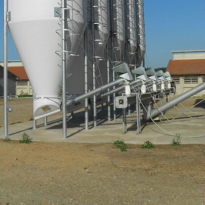 Trasportatore tubolare - HAPPYGRAIN - AGRITECH SRL - a coclea / da trasporto / d'alimentazione
