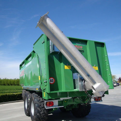 Trasportatore a coclea - GRAINFERT - AGRITECH SRL - a scarica / con motore idraulico / per granuli