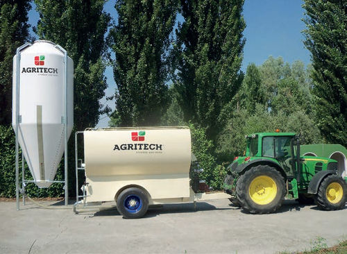 Serbatoio da trasporto - AD series - AGRITECH SRL - di mandata / per granuli / mobile