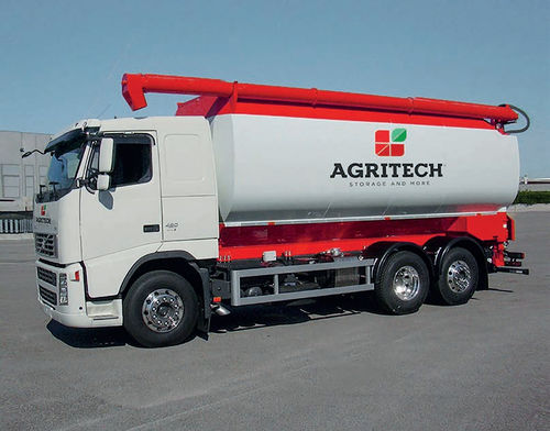 Recipiente di mandata - AM series - AGRITECH SRL - per granuli / rimorchiabile / orizzontale