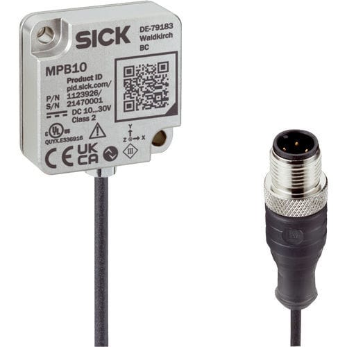 Sensore di vibrazione piezoelettrico - MPB10-VS00VSIQ00 - SICK - per sorveglianza di macchine / per motore / per pompa