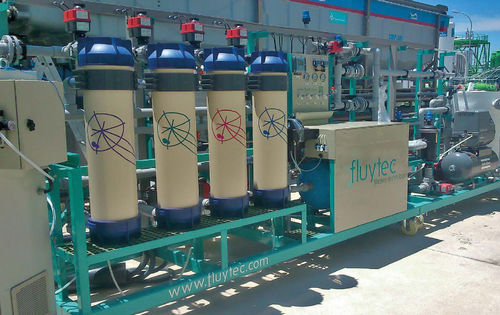 Unità di ultrafiltrazione a membrana - c-UF series - Fluytec Filtration Technologies, S.A  - per acqua / a lavaggio controcorrente