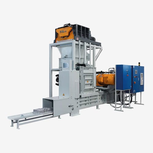 Pressa imballatrice per ferraglia - DS-A 2200 - Austropressen Roither Maschinenbau GmbH - orizzontale / a canale / automatica