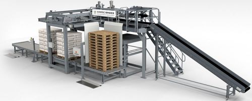 Pallettizzatore a strati - Binder+Co AG - per movimentazione / per prodotti sfusi / per l'industria del riciclaggio