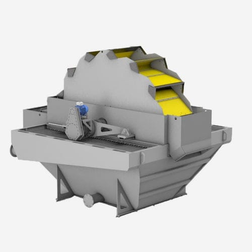Vaglio di sgocciolamento - Binder+Co AG - per cantiere di costruzione / a vibrazione lineare / per prodotti sfusi