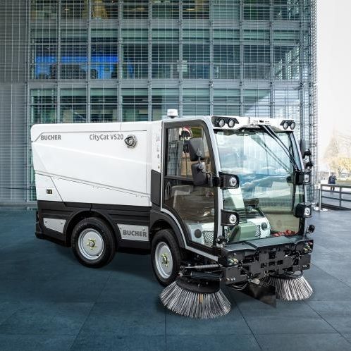 Spazzatrice aspirante montata su veicolo - CityCat VS20 - Bucher Municipal AG - con motore a combustione / da esterno / di foglie