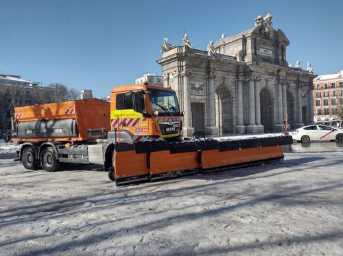 Spazzaneve largo - Teplex - Bucher Municipal AG - per piccoli veicoli