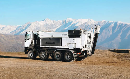 Centrale di betonaggio mobile - Cosmix - Bucher Municipal AG - con un solo chassis