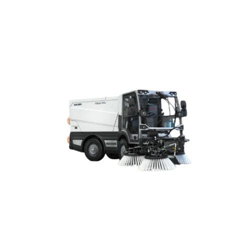 Spazzatrice montata su veicolo - CityCat V20e - Bucher Municipal AG - elettrica / da esterno / con tre spazzole