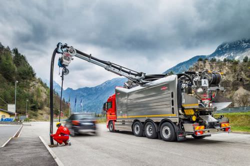 Camion idropulitore - CAP RECY - CAPPELLOTTO S.P.A.  - a 4 assi / con riciclaggio dell'acqua