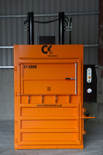 Pressa imballatrice per cartone - CK500V - CK International ltd - per carta / verticale / a carico frontale