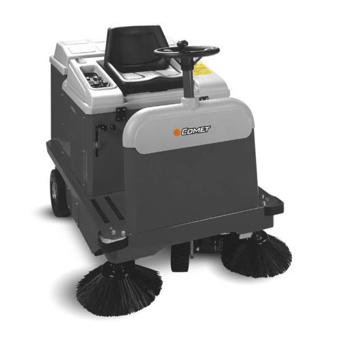 Spazzatrice-lavasciuga combinata per pavimenti uomo a bordo - CSW 1150 series - COMET Spa - elettrica