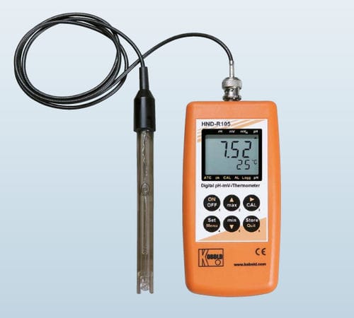 PHmetro portatile - HND-R series - KOBOLD INSTRUMENTATION - di processo / digitale / di precisione