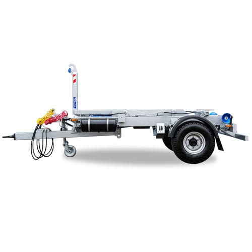 Rimorchio per contenitore - TN CTS 05-32-K - CTS-servis, a.s.  - per attrezzatura industriale / a un asse / trainato