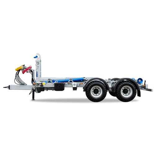 Rimorchio per contenitore - TN CTS 10-45-S  - CTS-servis, a.s.  - per attrezzatura industriale / a 2 assi / trainato