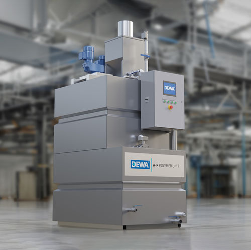 Sistema di preparazione automatico - A-P series - Dewaco Ltd - in linea / di polimero