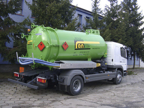 Serbatoio da trasporto - ADR SK 581 - DOBROWOLSKI Sp. z o.o.  - a vuoto / in acciaio al carbonio / su autotelaio