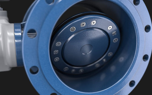 Valvola a farfalla - Düker GmbH - con volante / pneumatica / elettrica