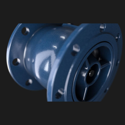 Valvola di ritegno a disco - 8015  - Düker GmbH - per acqua / per gas / con flangia