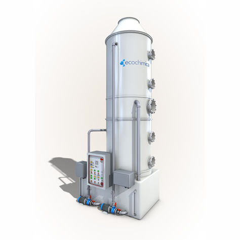 Scrubber Venturi - TW-2S® series - Ecochimica System - a estrazione umida / chimico