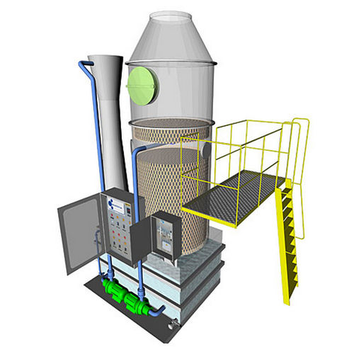 Scrubber Venturi - VTW® series - Ecochimica System - a estrazione umida / chimico / di elevata efficacia
