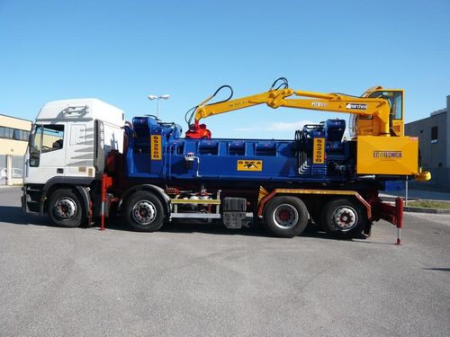 Pressa imballatrice per ferraglia - S 5250-G - ECOTECNICA S.R.L.  - verticale / a carico dall'alto / mobile