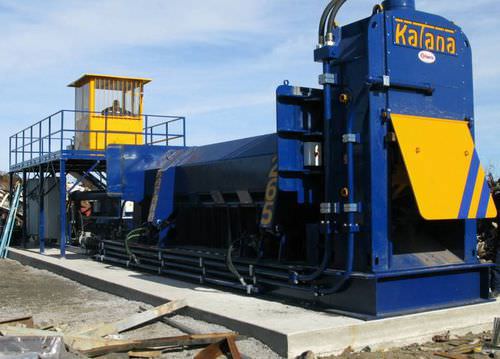 Pressa imballatrice per ferraglia - KATANA 265 - ECOTECNICA S.R.L.  - verticale / a carico dall'alto / a canale