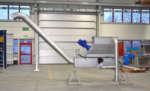 Compattatore per rifiuti fisso - SCP - EKOTON Industrial GROUP - a coclea