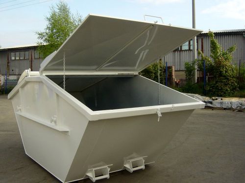 Contenitore per rifiuti in metallo - SMDS - ELKOPLAST CZ - per scarti industriali / per rifiuti urbani / con coperchio