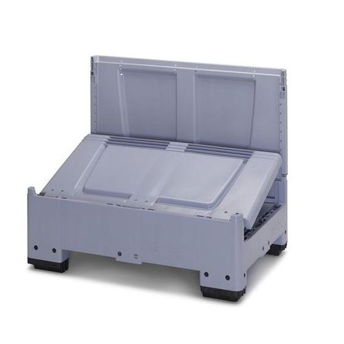 Cassa-pallet in plastica - KLK Series - ELKOPLAST CZ - di stoccaggio / da trasporto / pieghevole