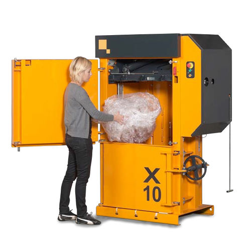 Pressa imballatrice per rifiuti - X10 - ELKOPLAST CZ - verticale / a carico frontale / a camera singola