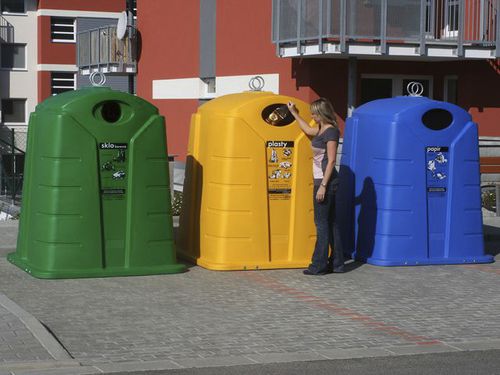 Cassonetto in plastica - KTS 2.5 - ELKOPLAST CZ - per il riciclaggio