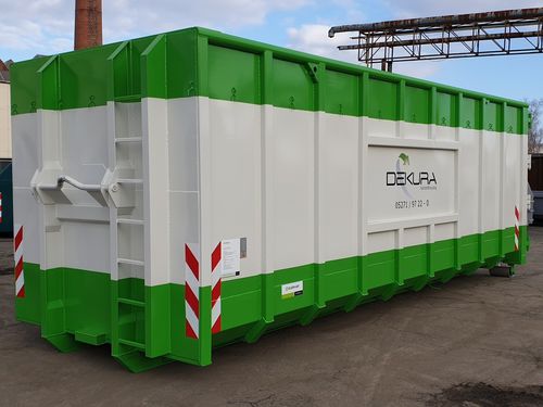 Cassonetto in acciaio - ABR-DSD - ELKOPLAST CZ - per scarti industriali / con coperchio